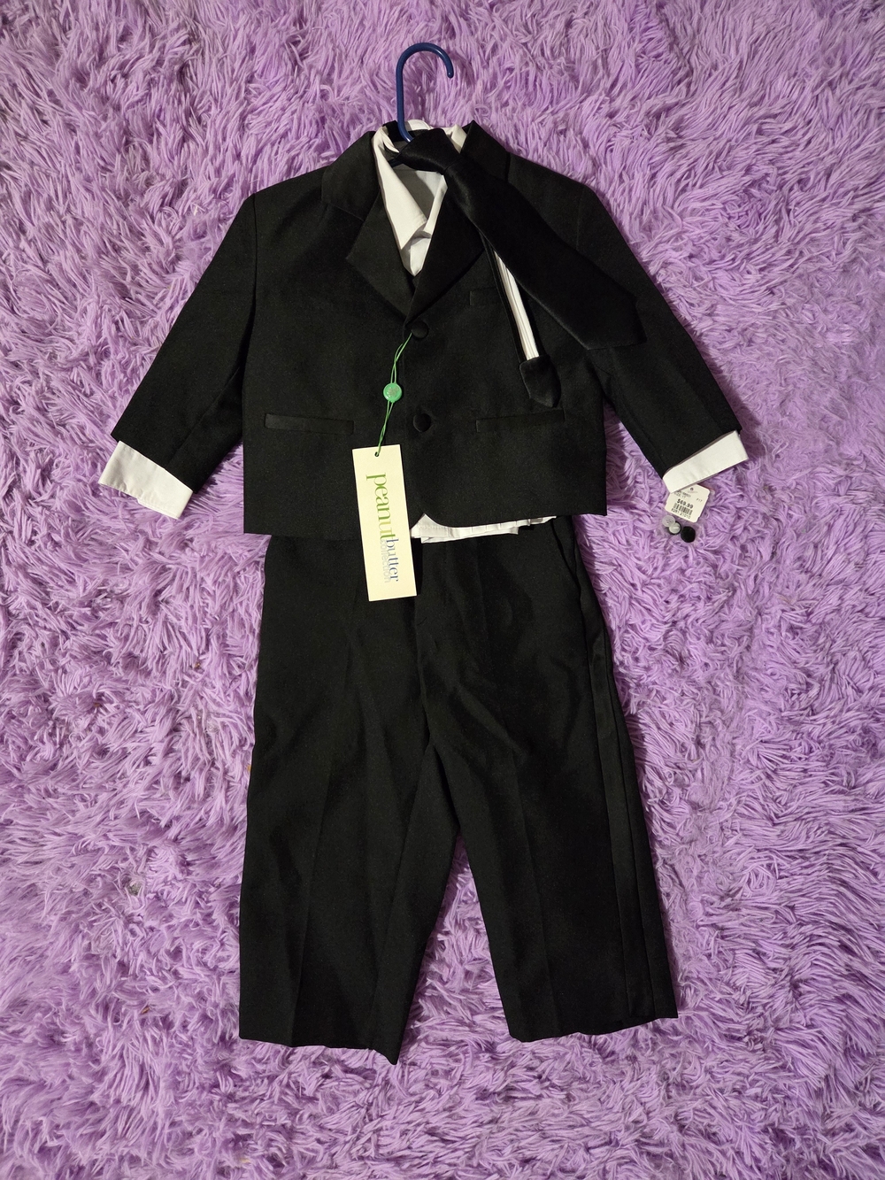 Formal Black Toddler 5-piece Suit